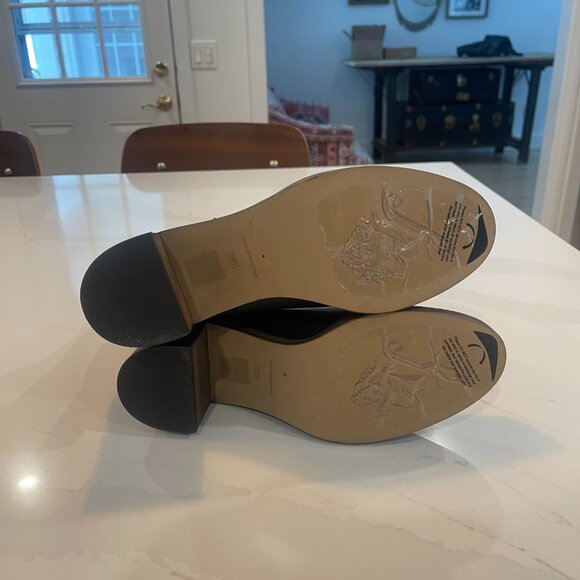 Free People Tabby Black Leather Ankle Boot Women’s  Size EU 39.5 /US 9 - Picture 9 of 10